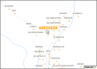 map of Hassasna