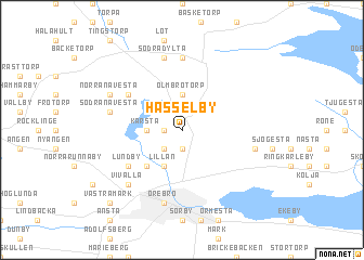 map of Hässelby