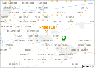 map of Hasselo