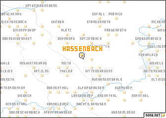 map of Hassenbach