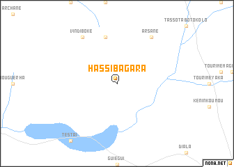 map of Hassi Bagara