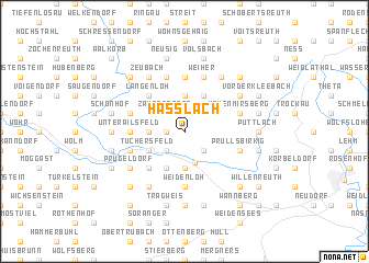 map of Haßlach