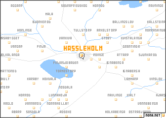 map of Hässleholm