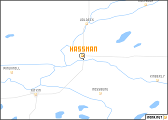 map of Hassman