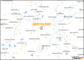 map of Hastalpur