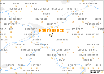 map of Hastenbeck