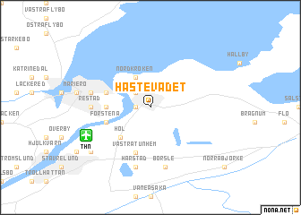 map of Hästevadet