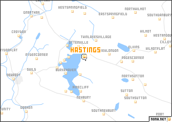 map of Hastings