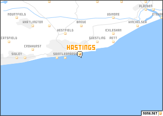 map of Hastings