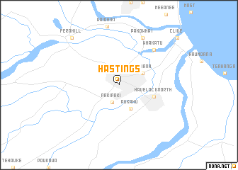 map of Hastings