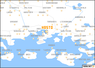 map of Hästö