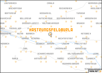 map of Hastrungsfeld-Burla