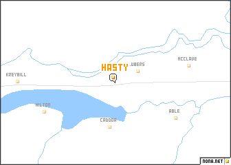 map of Hasty