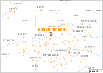 map of Ḩasy Sawādah