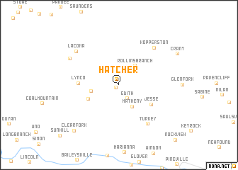 map of Hatcher