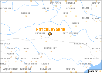 map of Hatchleydene