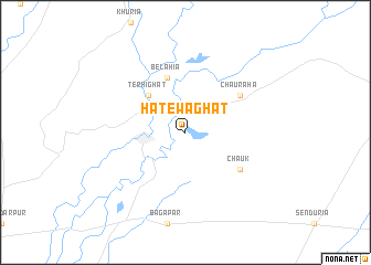 map of Hatewa Ghāt