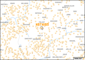 map of Hathiān