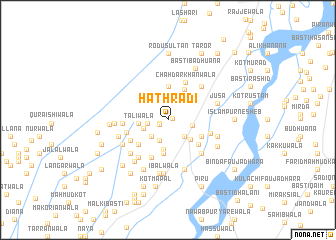 map of Hathrādi