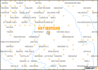 map of Hātibāndha