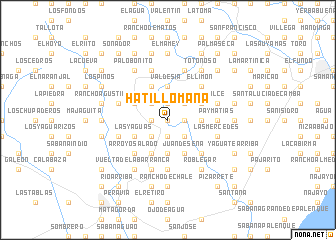 map of Hatillo Maná