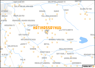 map of Ḩātim aş Şayhūd