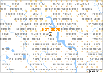 map of Hātipāra