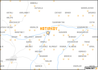 map of Hatipköy