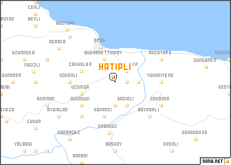 map of Hatipli