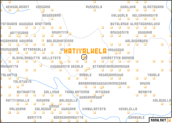 map of Hatiyalwela