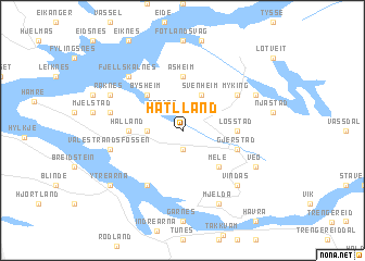 map of Hatlland