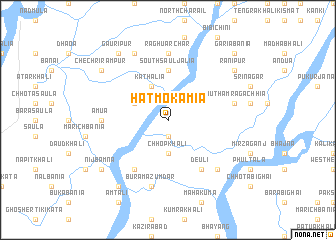 map of Hāt Mokāmia