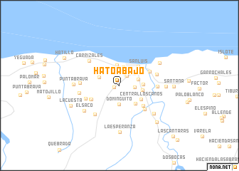 map of Hato Abajo