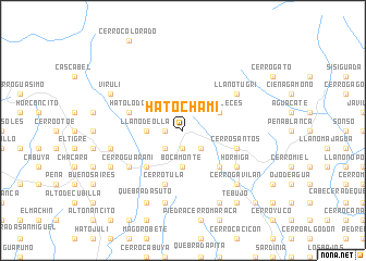 map of Hato Chamí