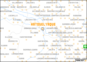 map of Hato del Yaque