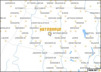 map of Hāt Rāmpur