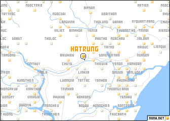 map of Hà Trung