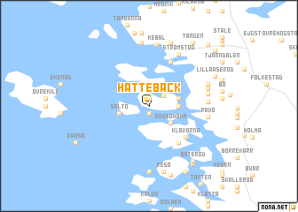 map of Hättebäck