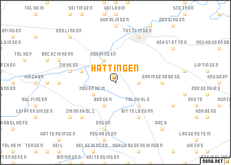 map of Hattingen