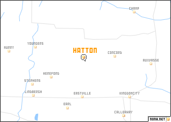 map of Hatton