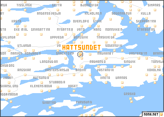 map of Hattsundet