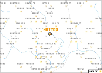map of Hat-yao