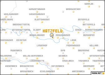 map of Hatzfeld