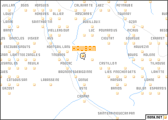 map of Hauban