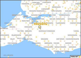 map of Hau-dong