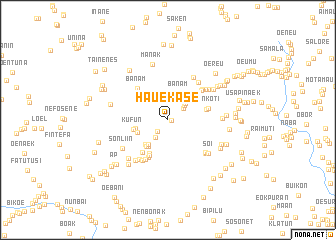 map of Hauekase