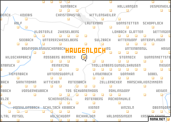 map of Haugenloch