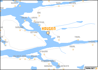 map of Haugen