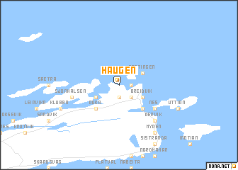map of Haugen