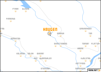 map of Haugen